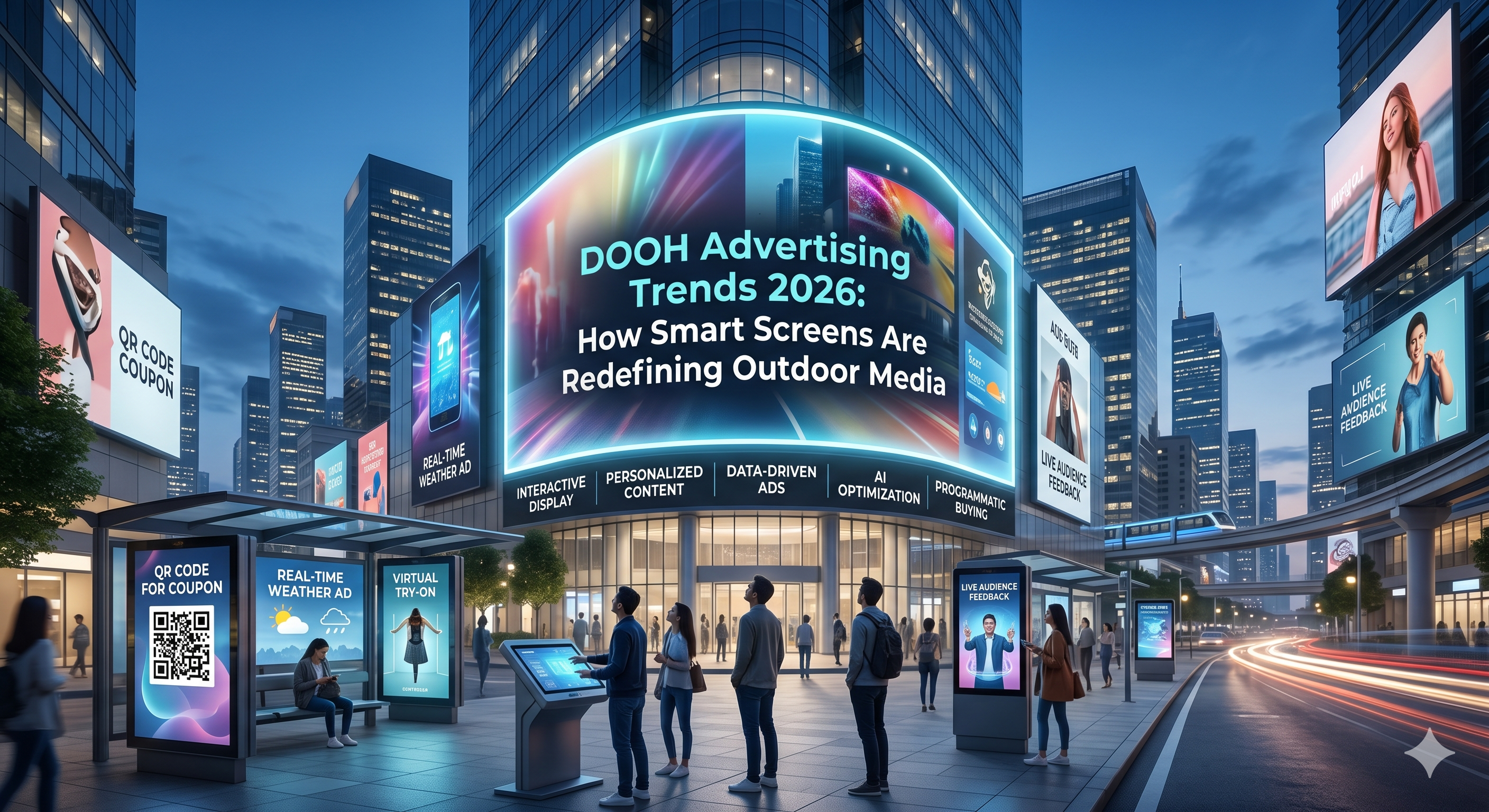 DOOH Advertising Trends 2026: How Smart Screens Are Redefining Outdoor Media