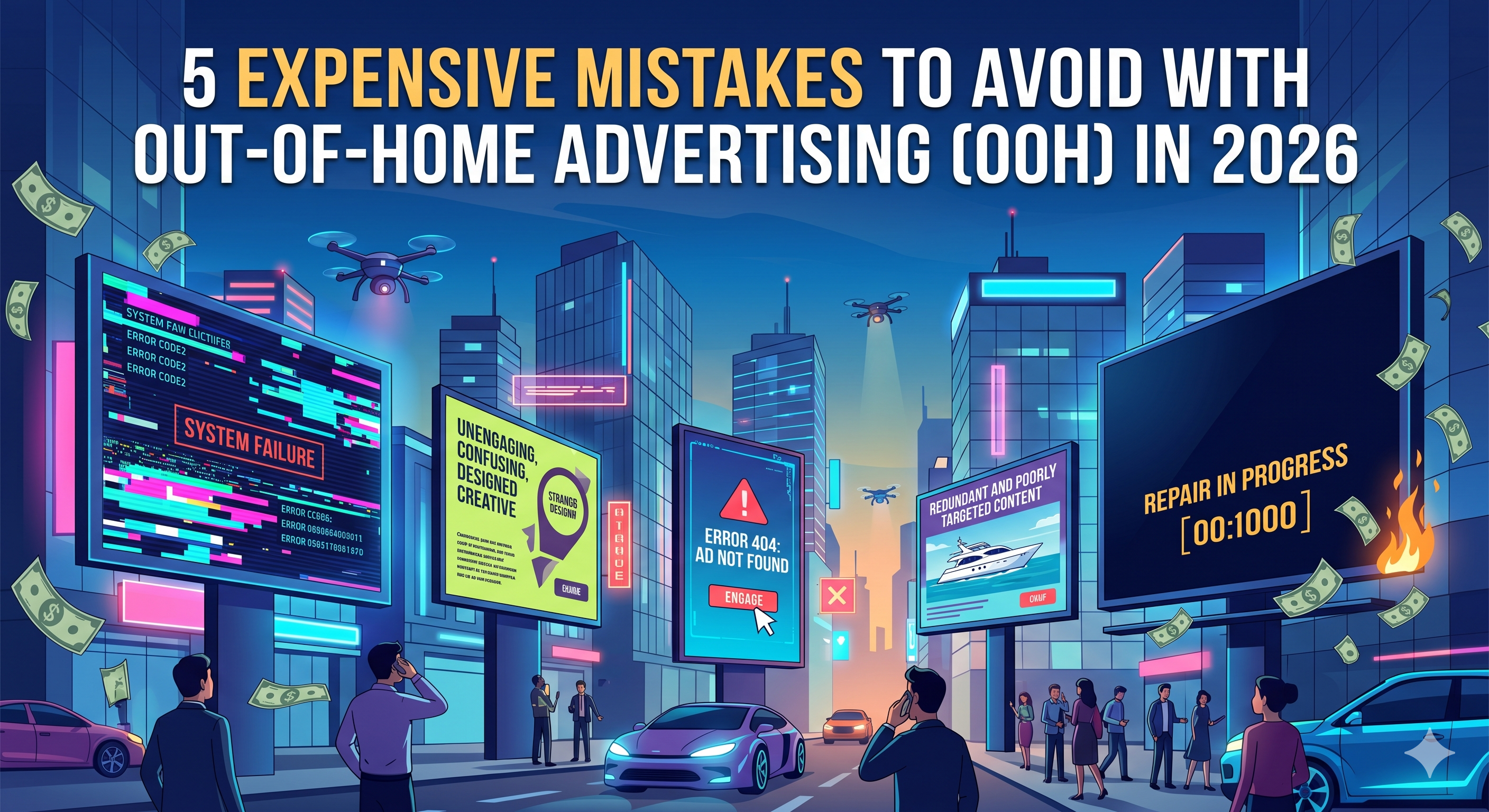 5 Expensive Mistakes to Avoid With Out-of-Home Advertising (OOH) in 2026