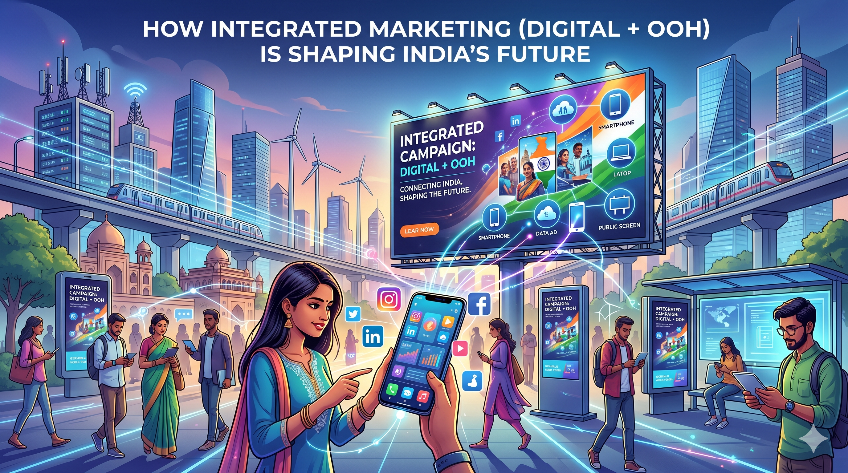 How Integrated Marketing (Digital + OOH) is Shaping India’s Future