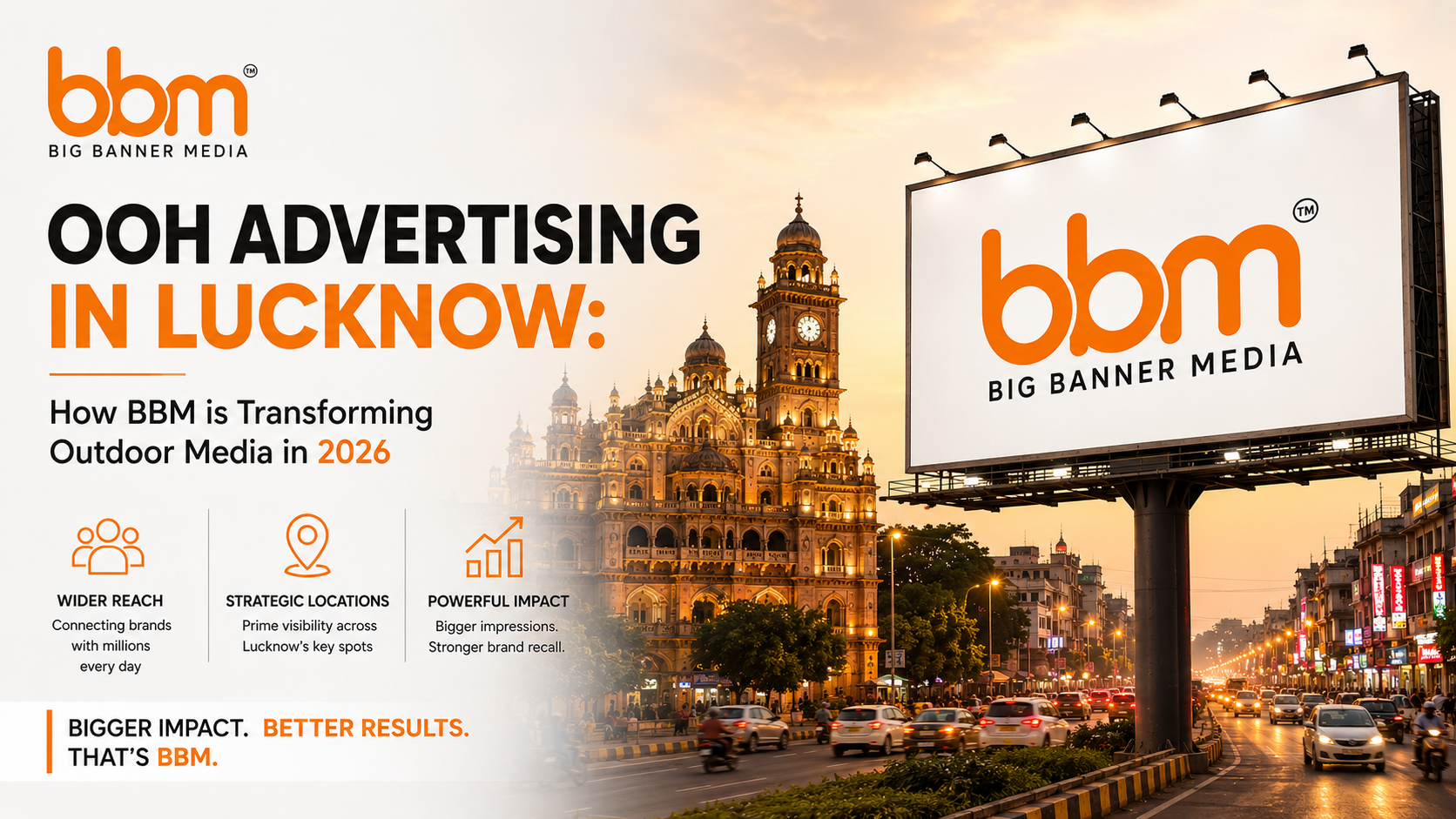 OOH Advertising in Lucknow: How BBM is Transforming Outdoor Media in 2026